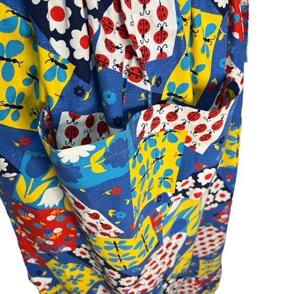 Long patchwork look ladybug skirt - Picture 5 of 6